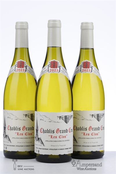 CHABLIS LES CLOS 2023 - Vincent Dauvissat - 3 Bottles
