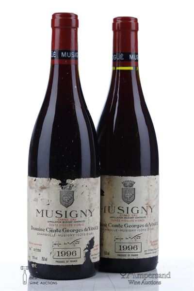 MUSIGNY CUVEE VIEILLES VIGNES 1996 - Comte de Vogue - 2 Bottles