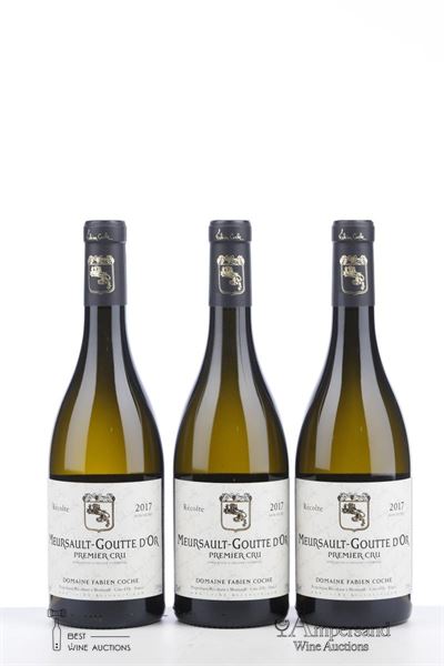 MEURSAULT GOUTTE D'OR 2017 - Fabien Coche - 3 Bottles