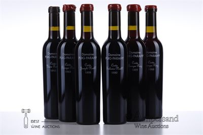 RIVESALTES UN SIECLE DE MILLESIMES NV - Puig Parahy including vintages 1898-1910-1930-1953-1963-1977 - 6 Half Bottles in Owc 6