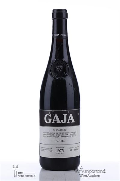 BARBARESCO 1975 - Gaja - 1 Bottle