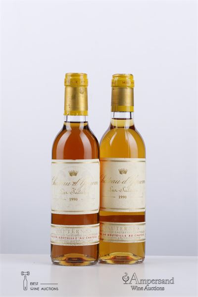 YQUEM 1990 - 2 Half Bottles