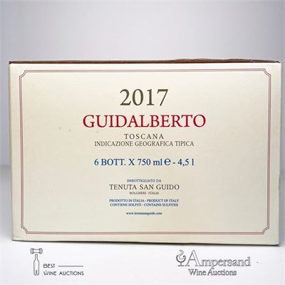 GUIDALBERTO 2017 - Tenuta San Guido - 6 Bottles - Oc 6