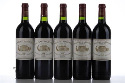 CHATEAU MARGAUX 1996 - 5 Bottles