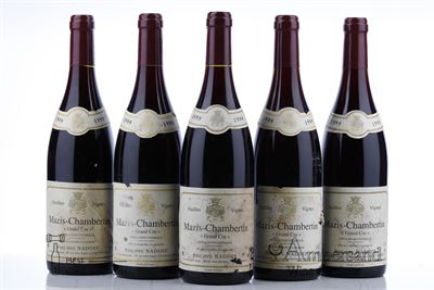 MAZIS CHAMBERTIN 1999 - Philippe Nadef - 5 Bottles