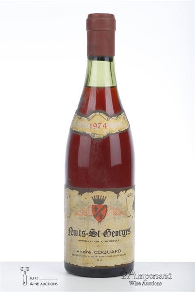 NUITS ST GEORGES 1974 - Andre Coquard - 1 Bottle