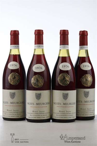 NUITS ST GEORGES LES MEURGERS 1976 - Henry Jayer - 4 Bottles