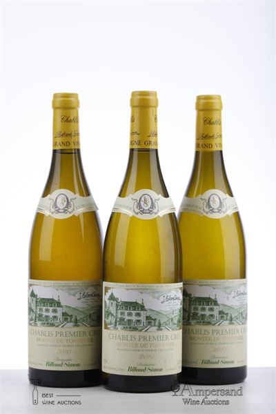 CHABLIS MONTEE DE TONNERRE 2010 - Billaud Simon - 3 Bottles