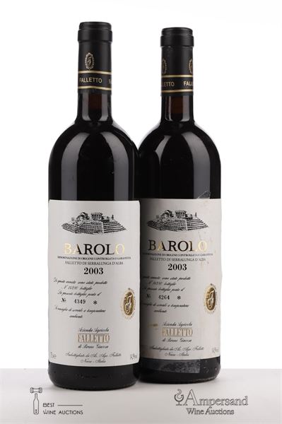 BAROLO FALLETTO 2003 - Bruno Giacosa - 2 Bottles