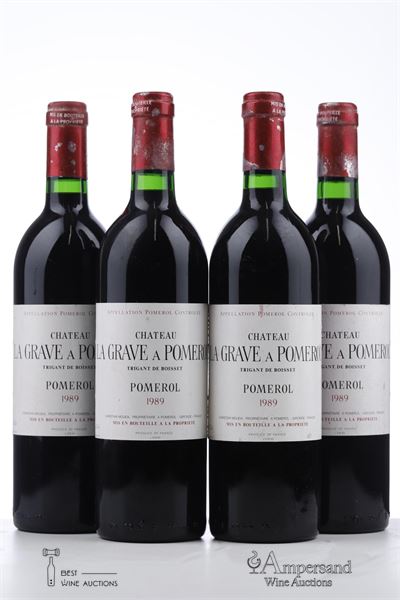 LA GRAVE A POMEROL 1989 - Mc - 4 Bottles