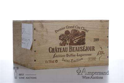 BEAUSEJOUR DUFFAU LAGAROSSE 2009 - 6 Bottles in Owc 6