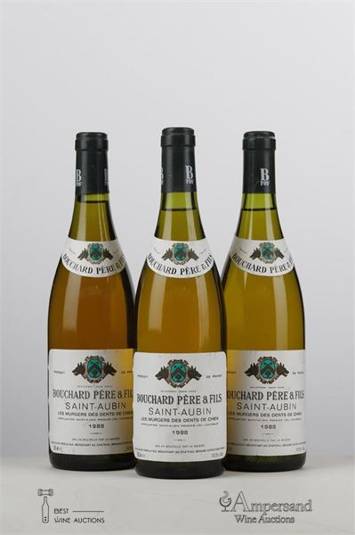 SAINT AUBIN LES MURGERS DES DENTS DE CHIEN 1988 - Bouchard - 3 Bottles