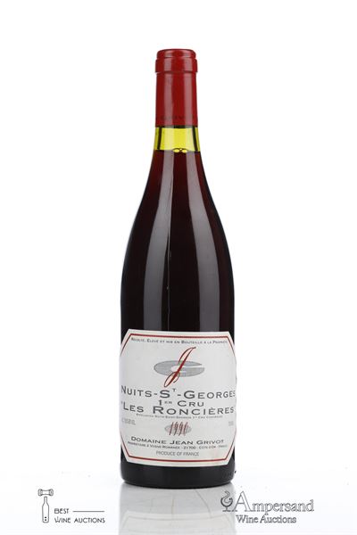 NUITS ST GEORGES LES RONCIERES 1990 - Jean Grivot - 1 Bottle