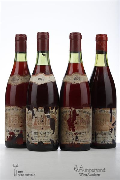 ALOXE CORTON 1979 - Domaine des Hautes Chappeles - 4 Bottles