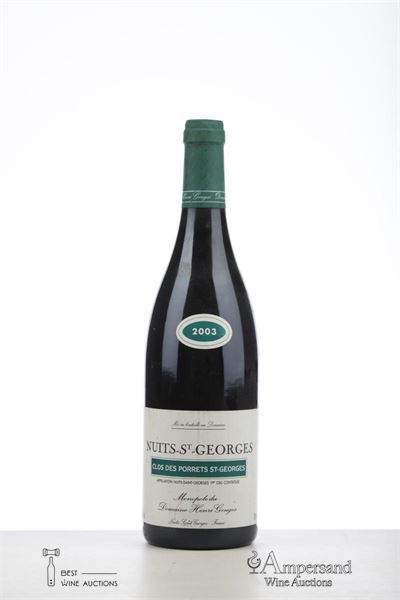 NUITS ST GEORGES CLOS DES PORRETS ST GEORGES 2003 - Henri Gouges - 1 Bottle