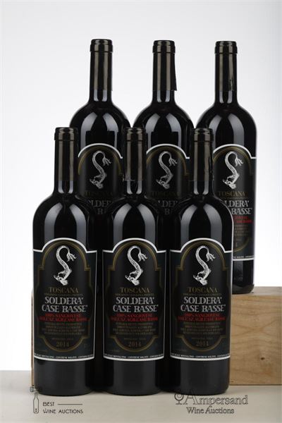 CASE BASSE 100% SANGIOVESE 2014 - Soldera - 6 Bottles