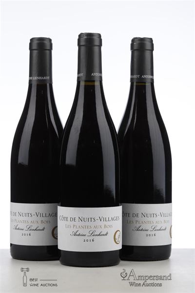 COTES DE NUITS VILLAGES LES PLANTES AUX BOIS 2016 - Antoine Lienhardt - 3 Bottles
