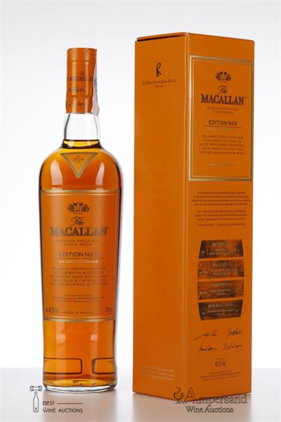 MACALLAN EDITON N°2 NV - Macallan - Bob Dalgarno & El Cellar De Can Roca - 48.2% - Bottled 2016 - 1 Bottle - Oc 1