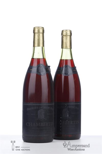 CHAMBERTIN 1976 - Charles Laurent - 2 Bottles