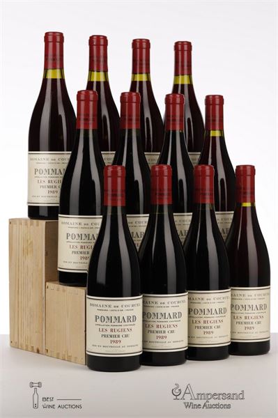 POMMARD LES RUGIENS 1989 - Domaine de Courcel - 12 Bottles