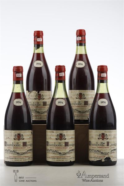 CHAMBOLLE MUSIGNY 1976 - Leymarie - 5 Bottles