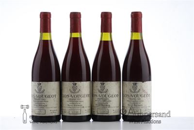 CLOS VOUGEOT 1990 - Herve Roumier - 4 Bottles