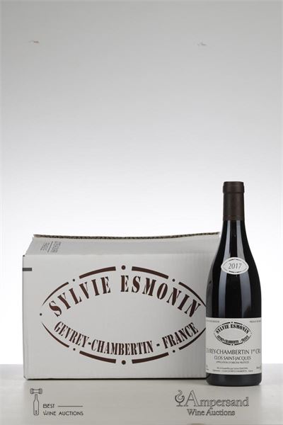GEVREY CHAMBERTIN CLOS ST JACQUES 2017 - Sylvie Esmonin - 6 Bottles - Oc 6