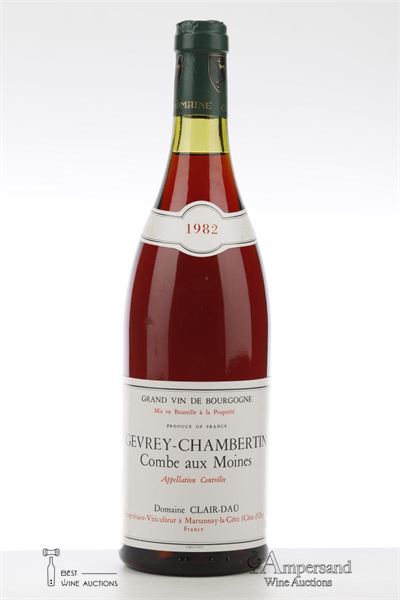GEVREY CHAMBERTIN COMBE AUX MOINES 1982 - Clair Dau - 1 Bottle