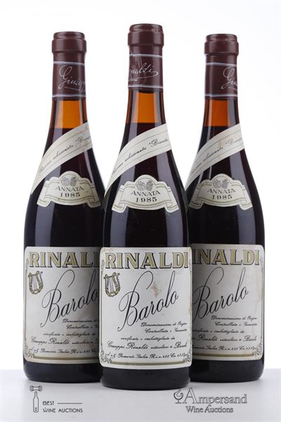 BAROLO BRUNATE 1985 - Giuseppe Rinaldi - 3 Bottles