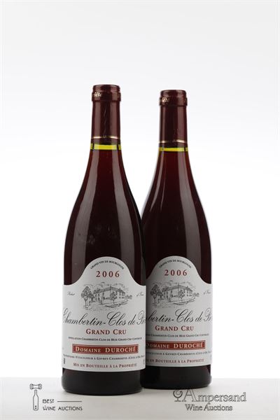 CHAMBERTIN CLOS DE BEZE 2006 - Duroche - 2 Bottles
