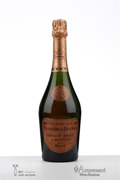 PERRIER JOUET BLASON DE FRANCE ROSE CUVEE SPECIALE 80 Ties - Perrier Jouet - 80ies - 1 Bottle