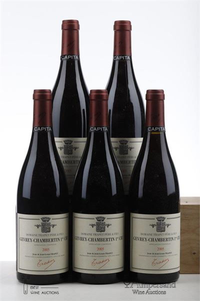 GEVREY CHAMBERTIN CAPITA 2005 - Jean Louis Trapet - 5 Bottles