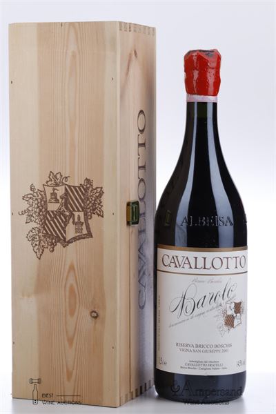 BAROLO RISERVA BRICCO BOSCHIS VIGNA SAN GIUSEPPE 2001 - Cavallotto - 1 Magnum - Owc 1