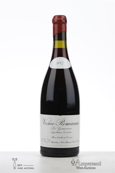 VOSNE ROMANEE LES GENAIVRIERES 2007 - Domaine Leroy - 1 Bottle