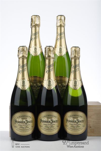 PERRIER JOUET GRAND BRUT NV - Pierrier Jouet - 5 Bottles