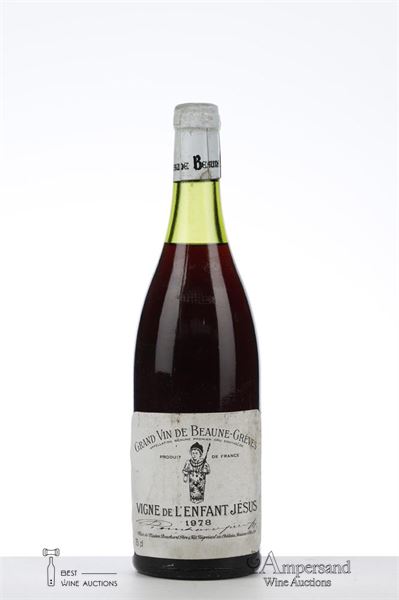 BEAUNE GREVES VIGNE DE L'ENFANT JESUS 1978 - Bouchard - 1 Bottle