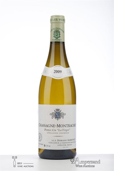 CHASSAGNE MONTRACHET BLANC LES VERGERS 2009 - Ramonet - 1 Bottle