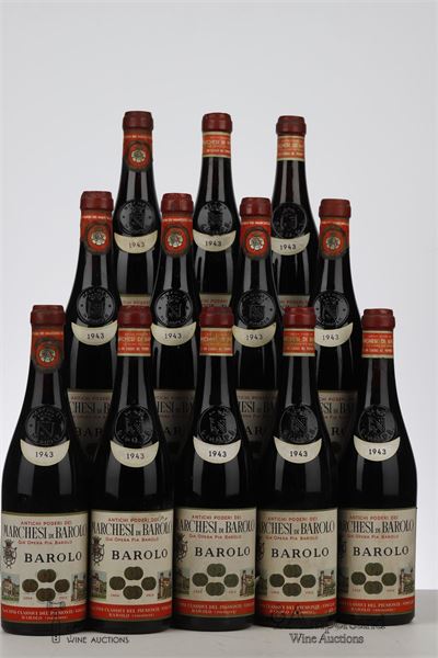 BAROLO 1943 - Marchesi di Barolo - 12 Bottles