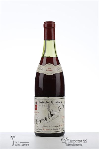 GEVREY CHAMBERTIN 1972 - Bernard Grivelet - 1 Bottle
