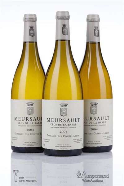 MEURSAULT CLOS DE LA BARRE 2004 - Comtes Lafon - 3 Bottles