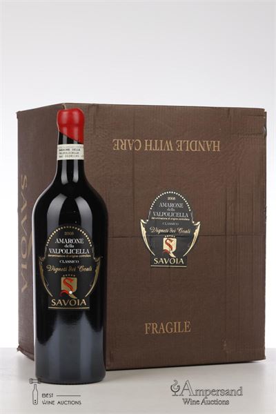 AMARONE DELLA VALPOLICELLA CLASSICO VIGNETI DEI COALI 2005 - Savoia - 6 Bottles - Oc 6