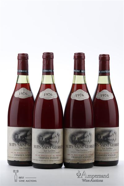 NUITS ST GEORGES LES LAVIERES 1976 - Charles Noellat - 4 Bottles