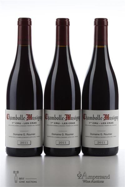 CHAMBOLLE MUSIGNY LES CRAS 2011 - Georges Roumier - 3 Bottles
