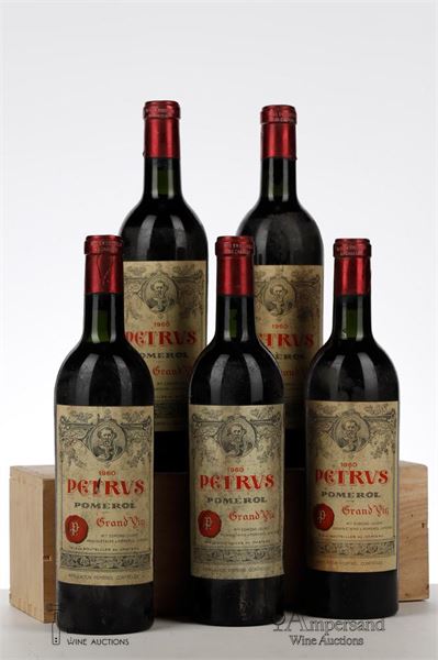 PETRUS 1960  - 5 Bottles