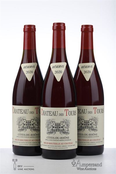CHATEAU DES TOURS RESERVE 2020 - Reynaud - 3 Bottles