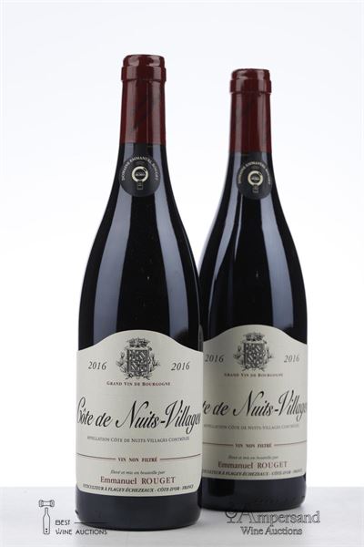 BOURGOGNE HAUTES COTES DE NUITS ROUGE 2016 - Emmanuel Rouget - 2 Bottles