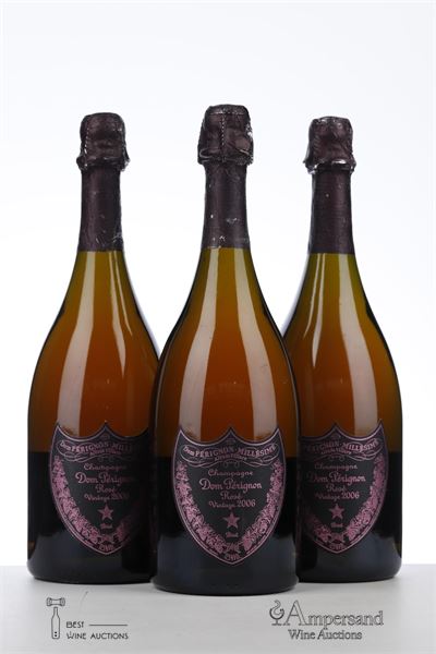 DOM PERIGNON ROSE 2006 - Moet et Chandon - 3 Bottles