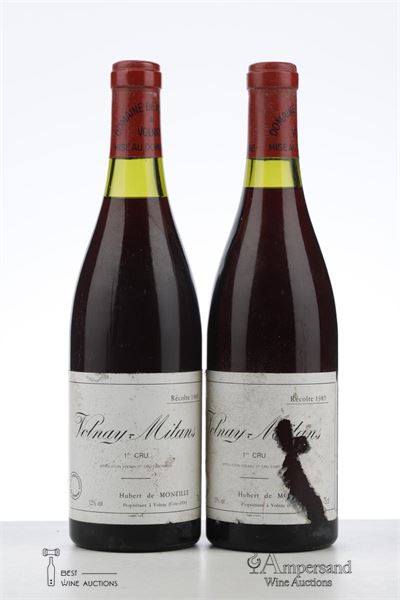 VOLNAY LES MITANS 1985 - Hubert de Montille - 2 Bottles