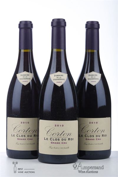 CORTON LE CLOS DU ROI 2010 - Domaine de la Vougeraie - 3 Bottles