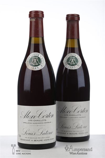 ALOXE CORTON LES CHAILLOTS 1985 - Louis Latour - 2 Bottles